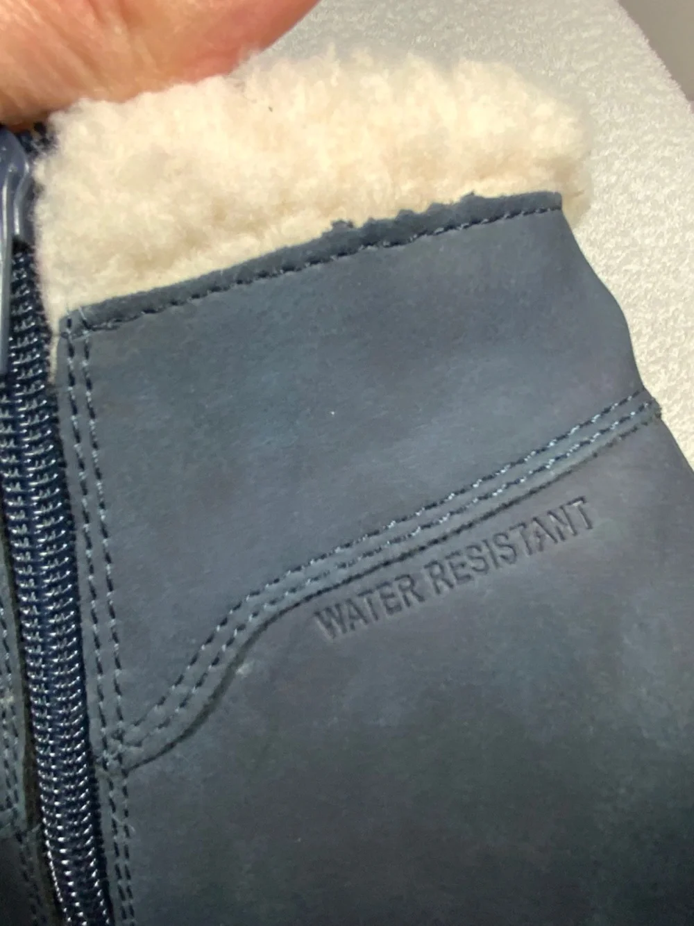 NWOT - JBU Blue Water Resistant Ankle Boots - Size 8.5